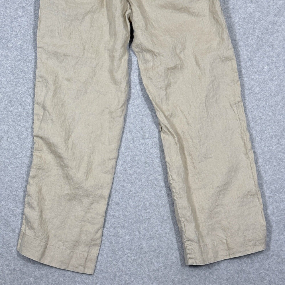 Quince Beige Wide Leg Linen Pants - Large - Picture 8 of 16
